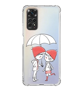 Xiaomi Redmi Note 11s Kamera   Korumalı Antishock Kapak Aşk Tasarımlı Şeffaf Kılıf