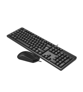A4 TECH Q TRK KR-3330 Multimedya Siyah Q Klavye+Mouse Set
