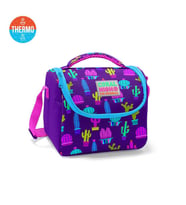Coral High Kids Mor Pembe Kaktüs Desenli Thermo Beslenme Çantası 11802