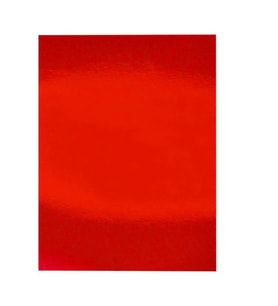 Aynalı Metalik Metalize Fon Kartonu Kırmızı 50x70cm 1 Adet (Tek Renk)