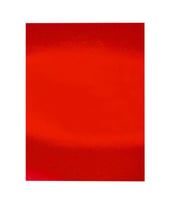Aynalı Metalik Metalize Fon Kartonu Kırmızı 50x70cm 1 Adet (Tek Renk)