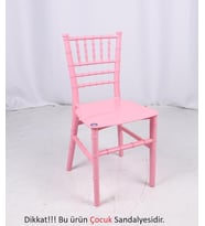 Sağlam Plastik Mandella Trend Çocuk Sandalyesi Pembe