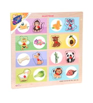 ONY-360-361 Ahşap Tutmalı Eşleştirme - Hangi Hayvan Ne Yer