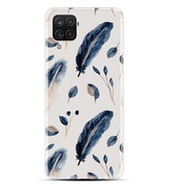 Kılıfland Samsung Galaxy A12 Kılıf Silikon Resimli Kapak Leaf's Stok 1031