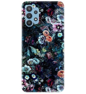 Kılıfland Samsung Galaxy A72 Kılıf Desenli Silikon Resimli Kapak Great Flowers Kılıf 1304