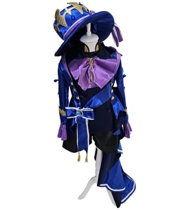 Yetişkin Genshin İmpact Furina Cosplay Anime Kostümü