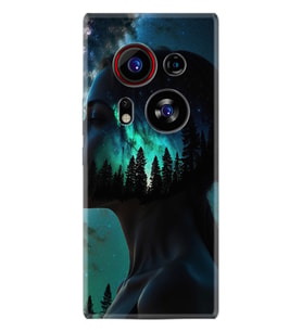 Phantom X2 Pro Kılıf Boutique Baskılı Resimli Woman in Tree Pcode -004