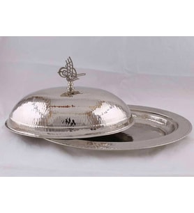 Bakır Kayık Sahan - 25 Cm
