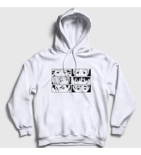 Presmono Unisex Beyaz Setters Voleybol Anime Haikyu Kapüşonlu Sweatshirt 237801tt