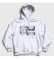 Presmono Unisex Beyaz Setters Voleybol Anime Haikyu Kapüşonlu Sweatshirt 237801tt