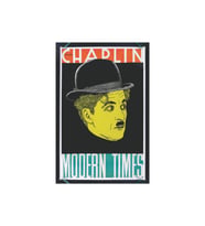 Charlie Chaplin Modern Times Retro Film Afiş MDF Tablo