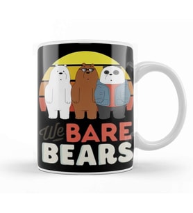 We Bare Bears 06 Kupa Bardak Porselen