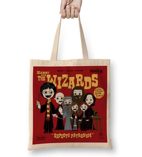 Harry Potter And The Wizards Bez Çanta Uzun Saplı