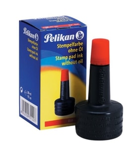 Pelikan Istampa Mürekkebi 30Cc Kırmızı - 3 adet