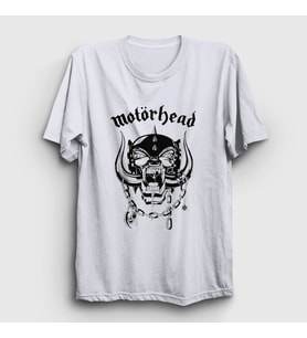 Presmono Unisex Beyaz Logo Motörhead T-Shirt 68718tt