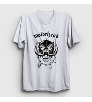 Presmono Unisex Beyaz Logo Motörhead T-Shirt 68718tt