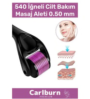 Derma Roller Titanyum Uçlu 540 İğneli Cilt Bakım Vücut Yenileme Masaj Aleti 0,50 mm