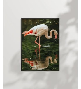 Su Kenarında Flamingo Poster