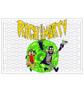 Rick e Morty Versao Batman Robin Puzzle 240 Parça Yapboz