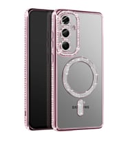 Galaxy A57 5G Joke Simli Magneticsafe Kılıf - Pembe