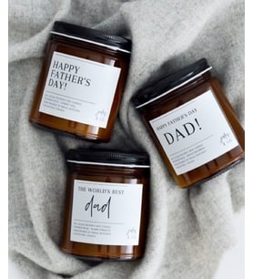 ValueHome Babalar Gününe Özel El Yapımı Soya Wax Mum Özel Gün Hediye Mum