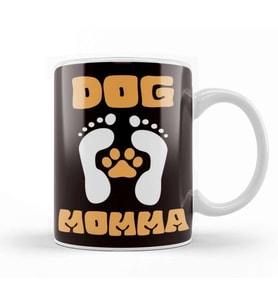 Dog Mother Dogs Mom Dog Owner Animal Lover Dog Paw Pet Kupa Bardak Porselen