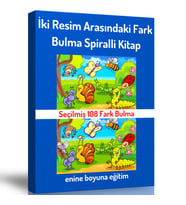 İKİ Resim Arasındaki Fark Bulma Kitabı