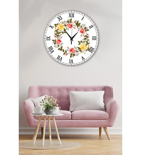 Bilge Retro Tasarımlı Duvar Saati 35 X 35 Cm