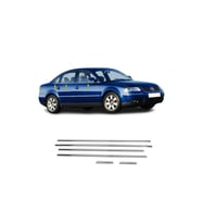 VW Passat 3B Krom Cam Çıtası 1996-2005 6 Parça Paslanmaz Çelik