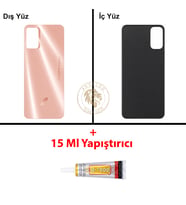 Reeder Yapıştırıcı S19 Max Pro S Rose Gold Yapıştırıcı B-7000 Yapıştırıcı Arka Kapak Arka Cam Batarya Kapağı Lazer Kesim Kapak Pil Kapağı Back Cover
