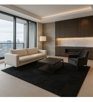 Agkhome Lalee Avantgarde Black Parça Halı 294x205 Cm (Karışık)