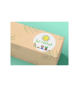 İyi Tatiller Etiketi Çocuk Karne Summer Season 4 Cm (40 ADET)