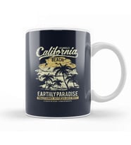Los Angeles California Beach Kupa Bardak Porselen