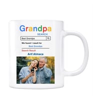 Fotoğraflı Grandpa Google Arama Motoru Dede Kupa