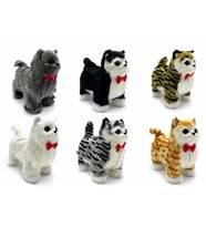 Sesli Hareketli Yürüyen Peluş Kedi Alk3389