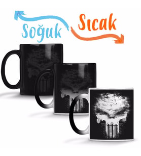 The Punisher Sihirli Kupa Bardak Porselen