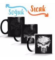 The Punisher Sihirli Kupa Bardak Porselen