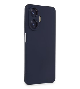 Realme C55 Kılıf Nano içi Kadife Silikon - Mor