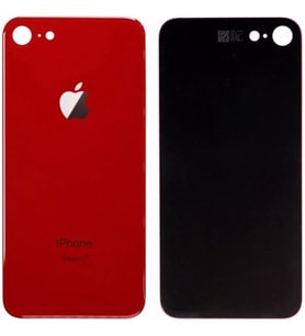 iPhone 8 Arka Kapak Cam (Kırmızı)