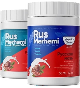 Olegovich Medicine Rus Merhemi 50 Ml ( Tüy Dökücü - Tüy Azaltıcı ) 2Li Set