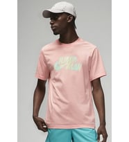 Nike Air Jordan Jumpman SS Crew Mens Erkek Günlük Tişört Pembe