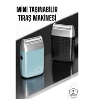 Mey İthalat® Tıraş Makinesi Islak Ve Kuru Kullanıma Uygun Kablosuz Taşınabilir