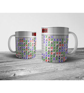 Pixxa Mayın Tarlası - Minesweeper Kupa Bardak Model 1
