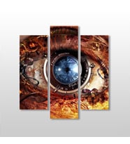 Lens Göz  Kanvas Tablo 75X80cm (Karışık)