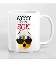 Ay ben şok temalı kupa