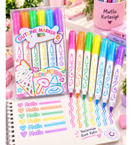 MUTLU OUTLİNE MARKER KALEM SETİ 6 LI
