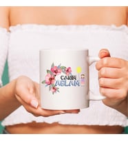 LB Aile Temalı Canım Ablam Beyaz Kupa Bardak, Ablaya Hediye