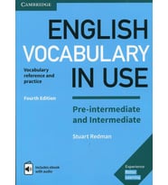 English Vocabulary in Use Pre-intermediate and Intermediate Book and CD