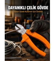 Ergonomik Saplı Hassas Kesim Sunan Dövme Çelik Yan Keski