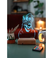 ALF Sevenlere 16 Renk Kumandalı 3D Gece Lambası